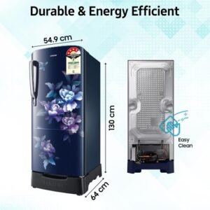 Samsung 183 L, 4 Star, Digital Inverter, Direct-Cool Single Door Refrigerator